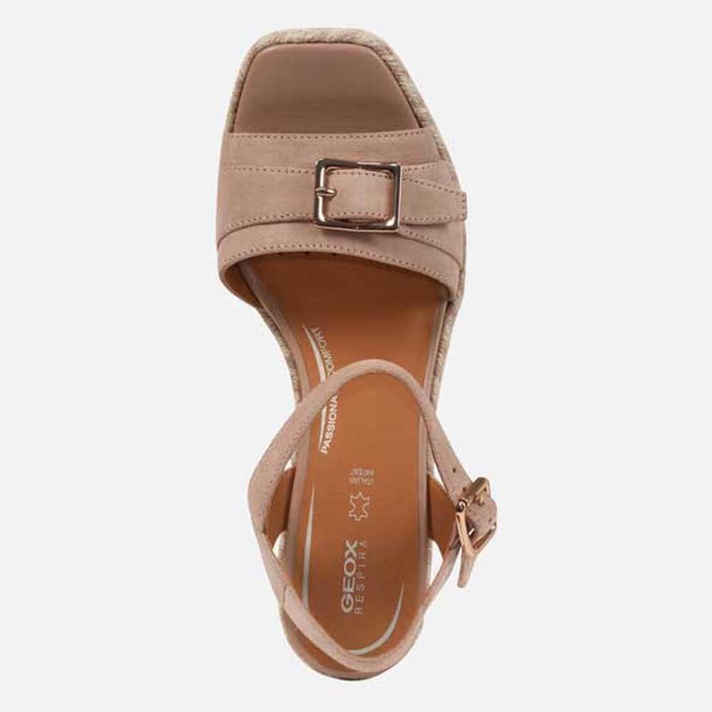 image:imageGeox D Panarea Espadrilles Wedge SandalFemmeCouleur Chair