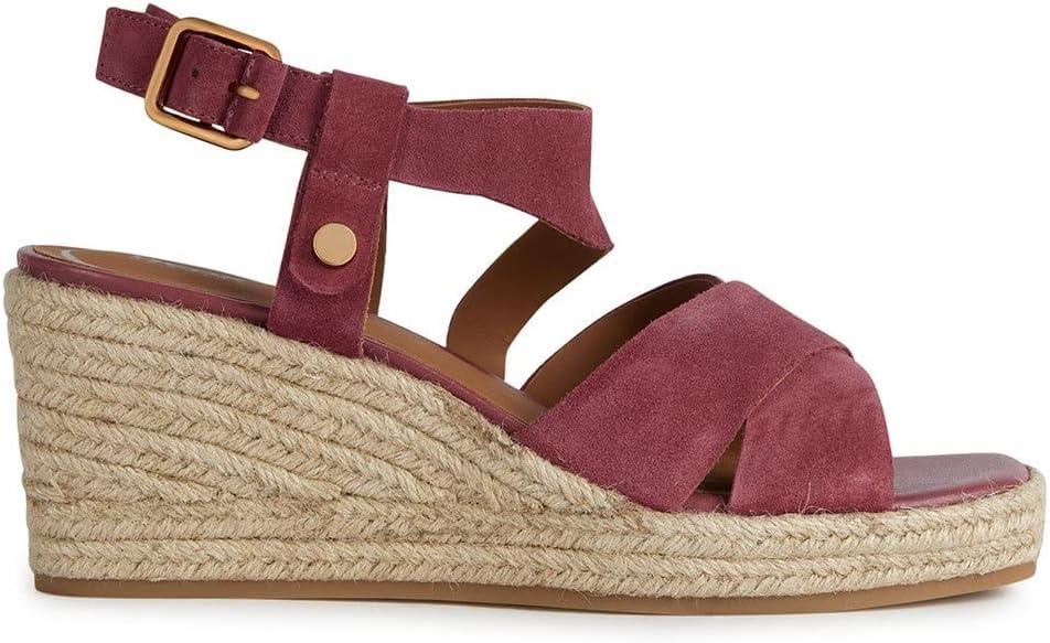 image:imageGeox D Panarea Espadrilles Wedge SandalFemmeCyclamen