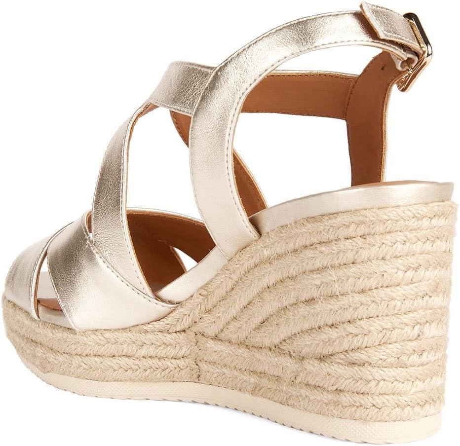 image:imageGeox D Panarea Espadrilles Wedge SandalFemmeDor