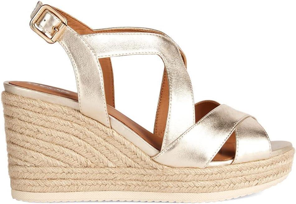 image:imageGeox D Panarea Espadrilles Wedge SandalFemmeDor