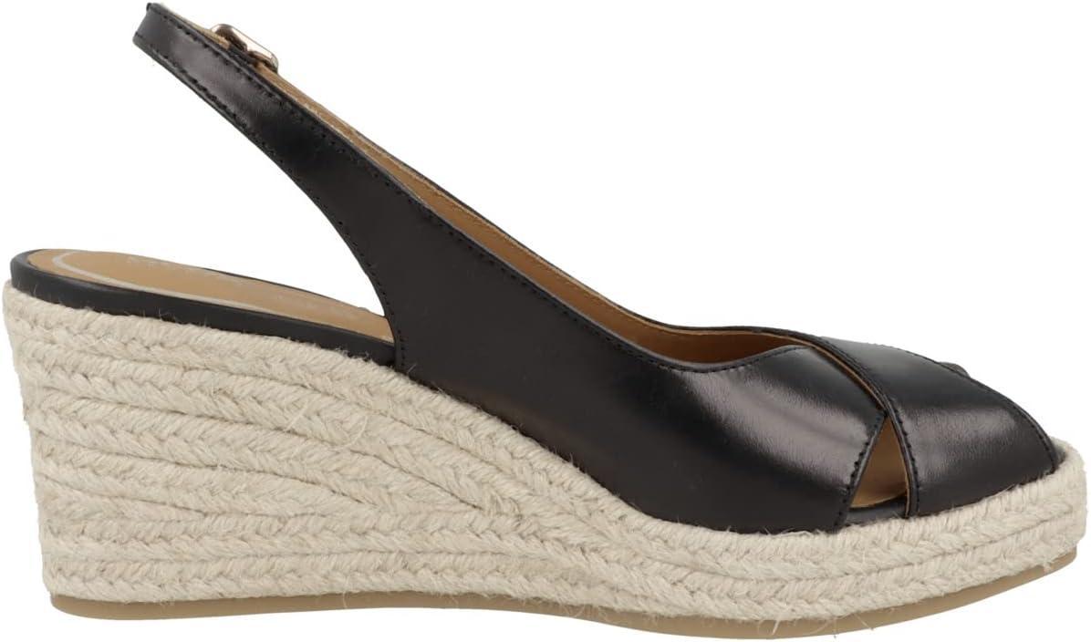 image:imageGeox D Panarea Espadrilles Wedge SandalFemmeNoir
