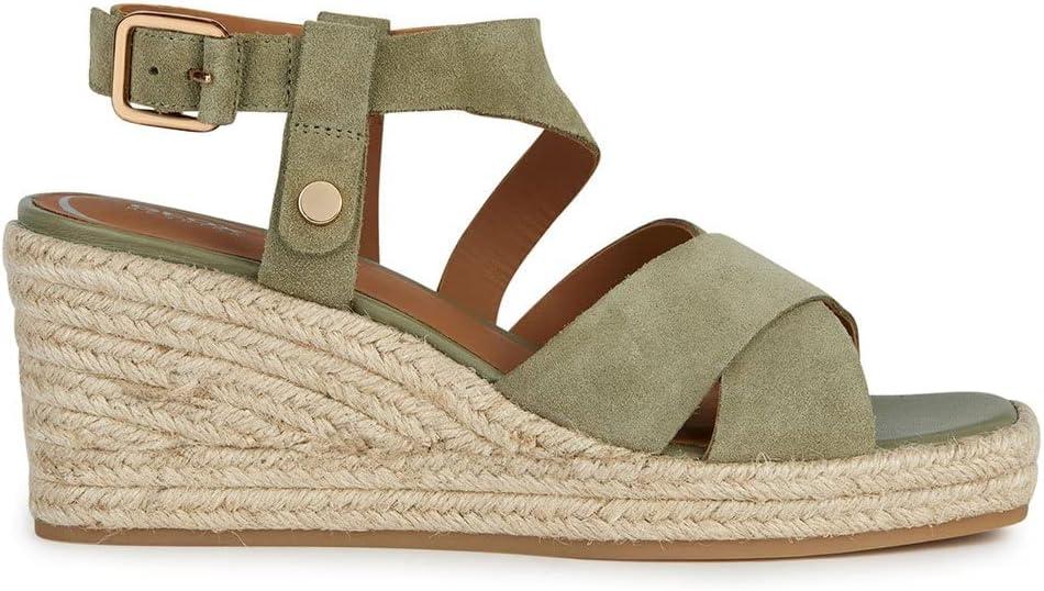image:imageGeox D Panarea Espadrilles Wedge SandalFemmePistache