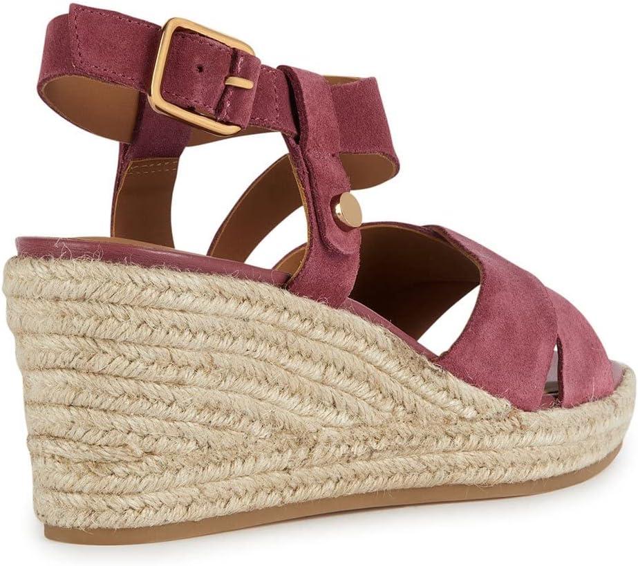 image:imageGeox D Panarea Espadrilles Wedge SandalFemmeRose