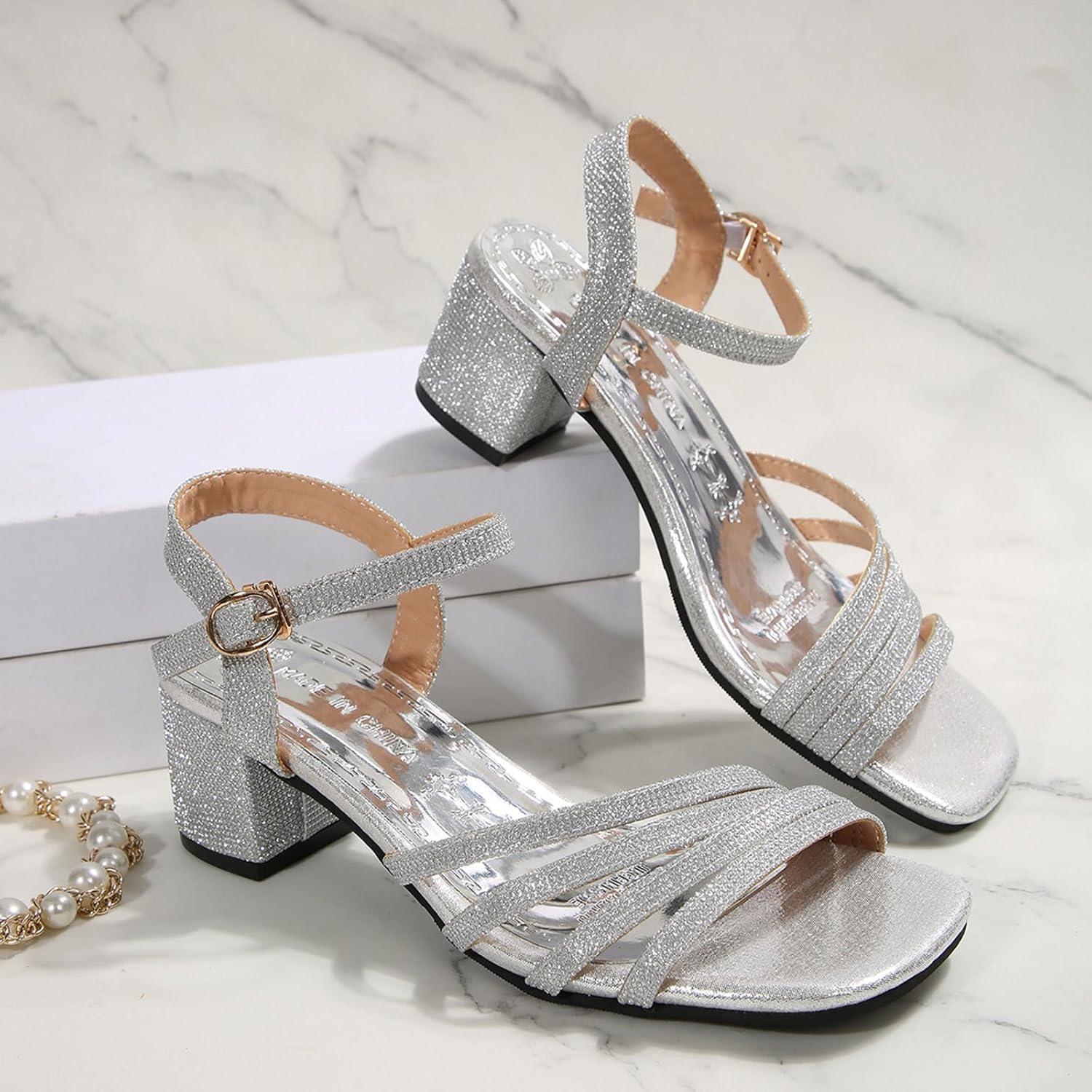 image:imageGnrique Sandales Femme t Confortable Chaussures Compenses Chaussure Et Elegante De Danse Talon Talons Latine Compensee Mariage Orthopdique Orthopedique Escarpins Haut Sandale Confort EtB Argent