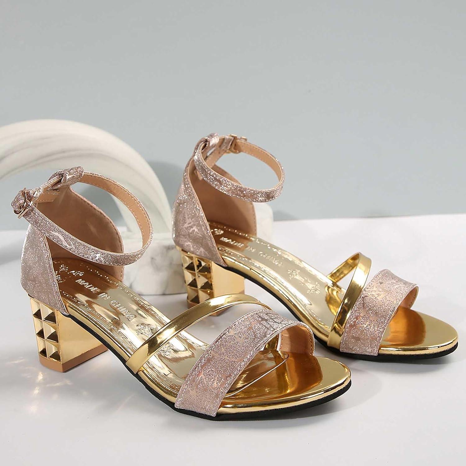 image:imageGnrique Sandales Femme t Confortable Chaussures Compenses Chaussure Et Elegante De Danse Talon Talons Latine Compensee Mariage Orthopdique Orthopedique Escarpins Haut Sandale Confort EtA Or