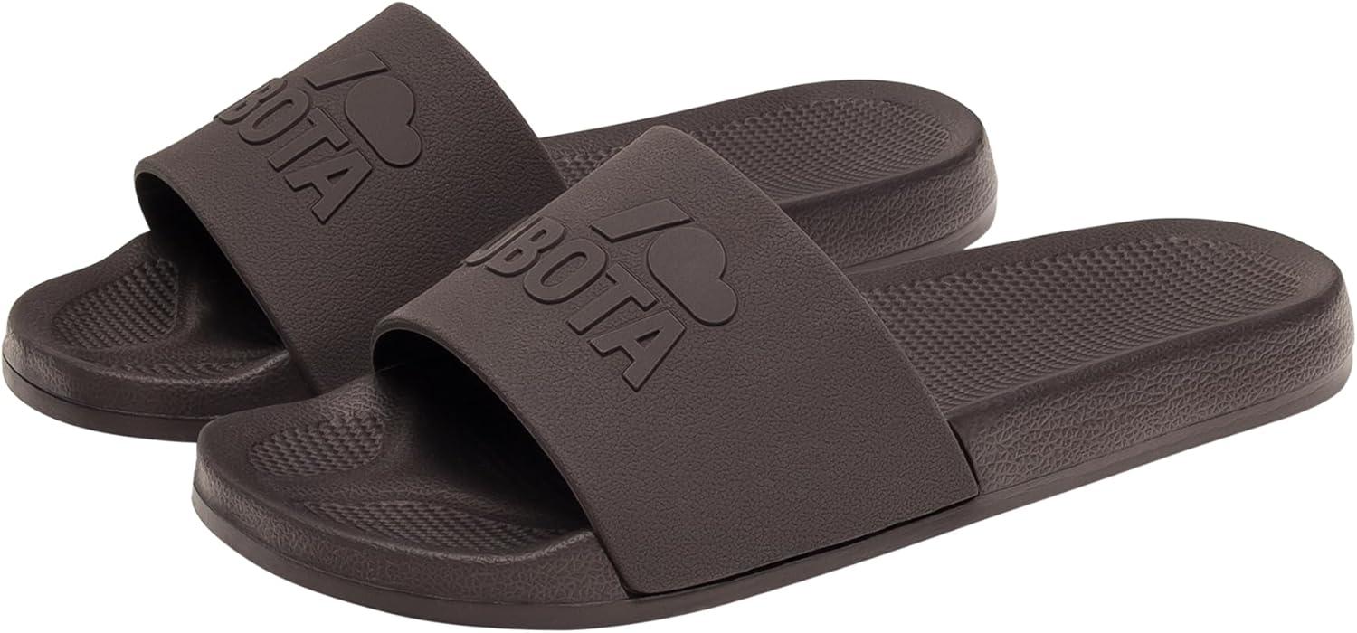 image:imageKubota Claquette Homme Femme Sandales enfiler Chaussures Pour Piscine et Plage Sandales tMarron Plain
