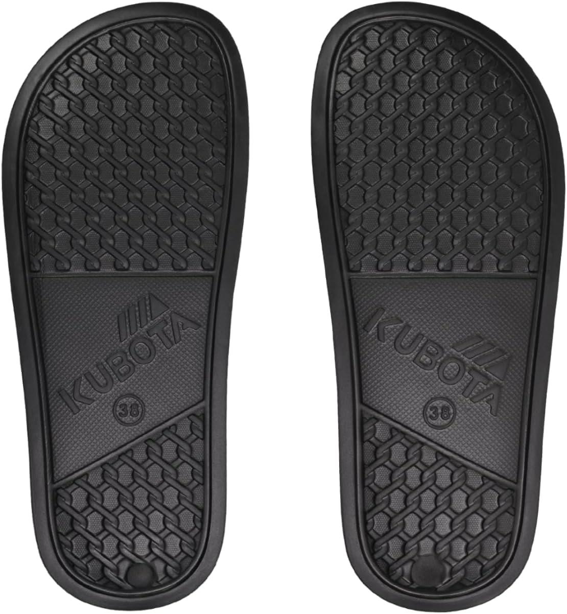 image:imageKubota Claquette Homme Femme Sandales enfiler Chaussures Pour Piscine et Plage Sandales tNoir