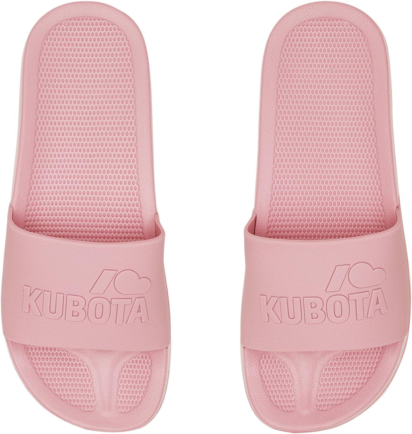 image:imageKubota Claquette Homme Femme Sandales enfiler Chaussures Pour Piscine et Plage Sandales tRose Plain