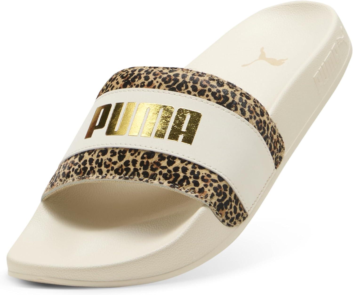 image:imagePUMA Leadcat 20 Animal Flair Sandales enfilerFemmeAlpine Snow Puma Gold