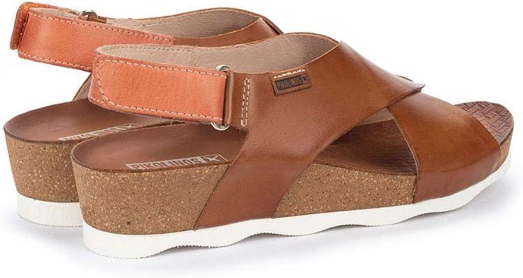 image:imagePikolinos Sandales Semelles compenses en Cuir Mahon pour FemmeCuir Denim