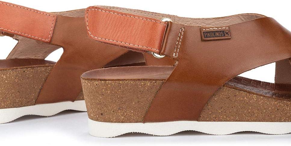 image:imagePikolinos Sandales Semelles compenses en Cuir Mahon pour FemmeCuir Denim