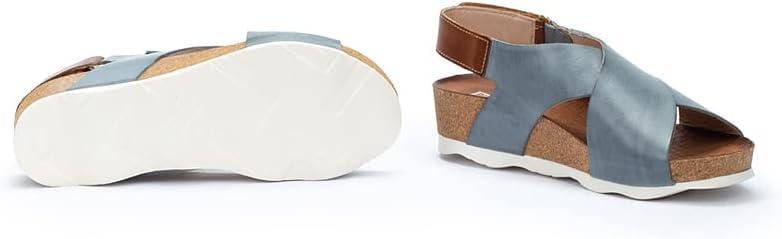 image:imagePikolinos Sandales Semelles compenses en Cuir Mahon pour FemmeDenim
