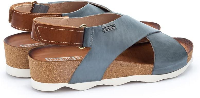 image:imagePikolinos Sandales Semelles compenses en Cuir Mahon pour FemmeDenim