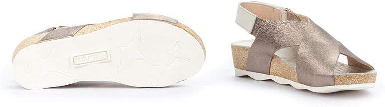 image:imagePikolinos Sandales Semelles compenses en Cuir Mahon pour FemmeStone