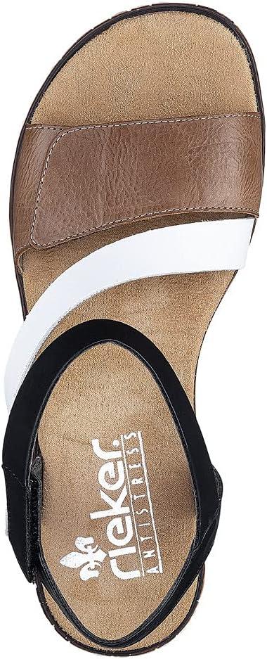 image:imageRieker V3670 SandaleFemmeBeige Combi 64