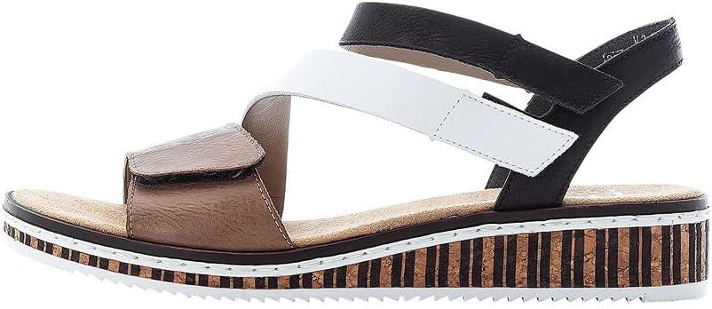 image:imageRieker V3670 SandaleFemmeBeige Combi 64