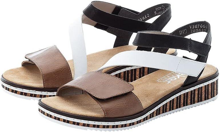 image:imageRieker V3670 SandaleFemmeBeige Combi 64