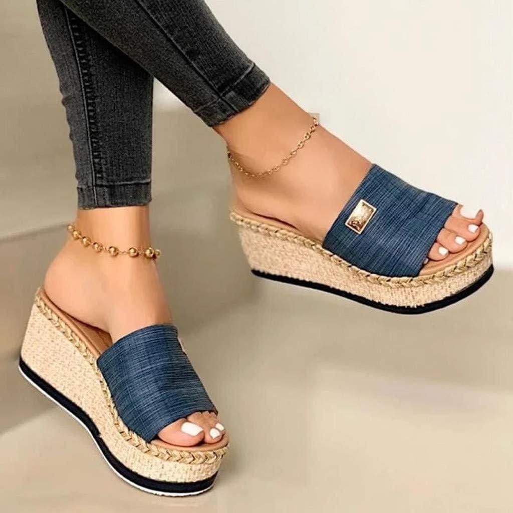 image:imageSandales OrthopDiques Hallux Valgus Chaussure Confortable et Souple de Sport et DExtRieur pour Femme Claquette BohMe Orthopedique DT2bleu