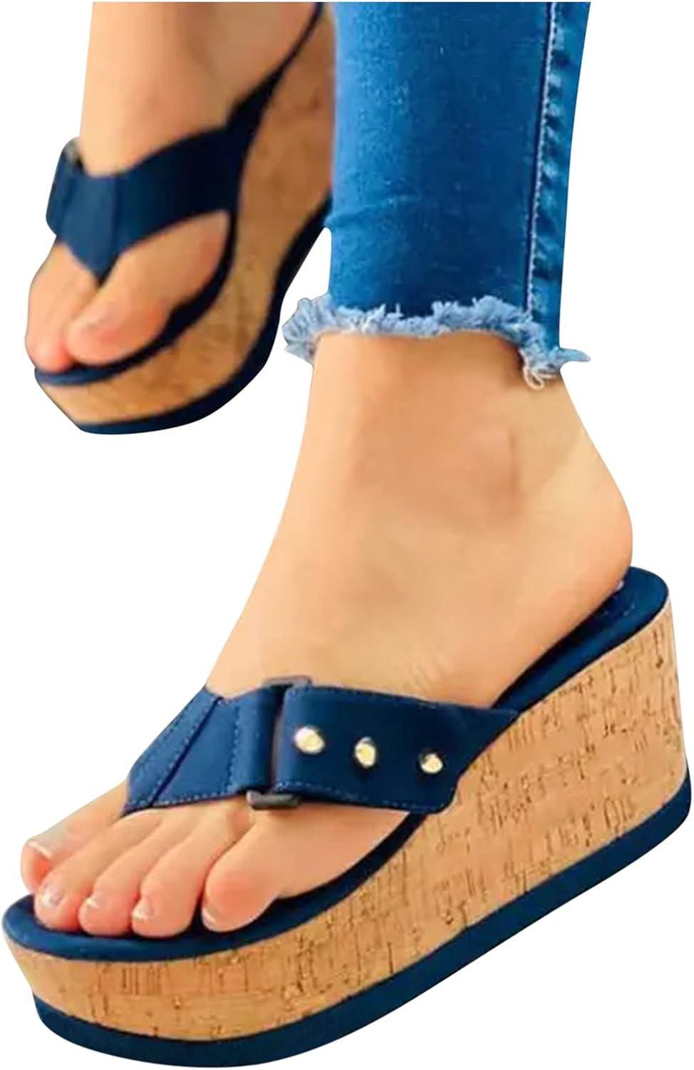 image:imageSandales OrthopDiques Hallux Valgus Chaussure Confortable et Souple de Sport et DExtRieur pour Femme Claquette BohMe Orthopedique DT4bleu