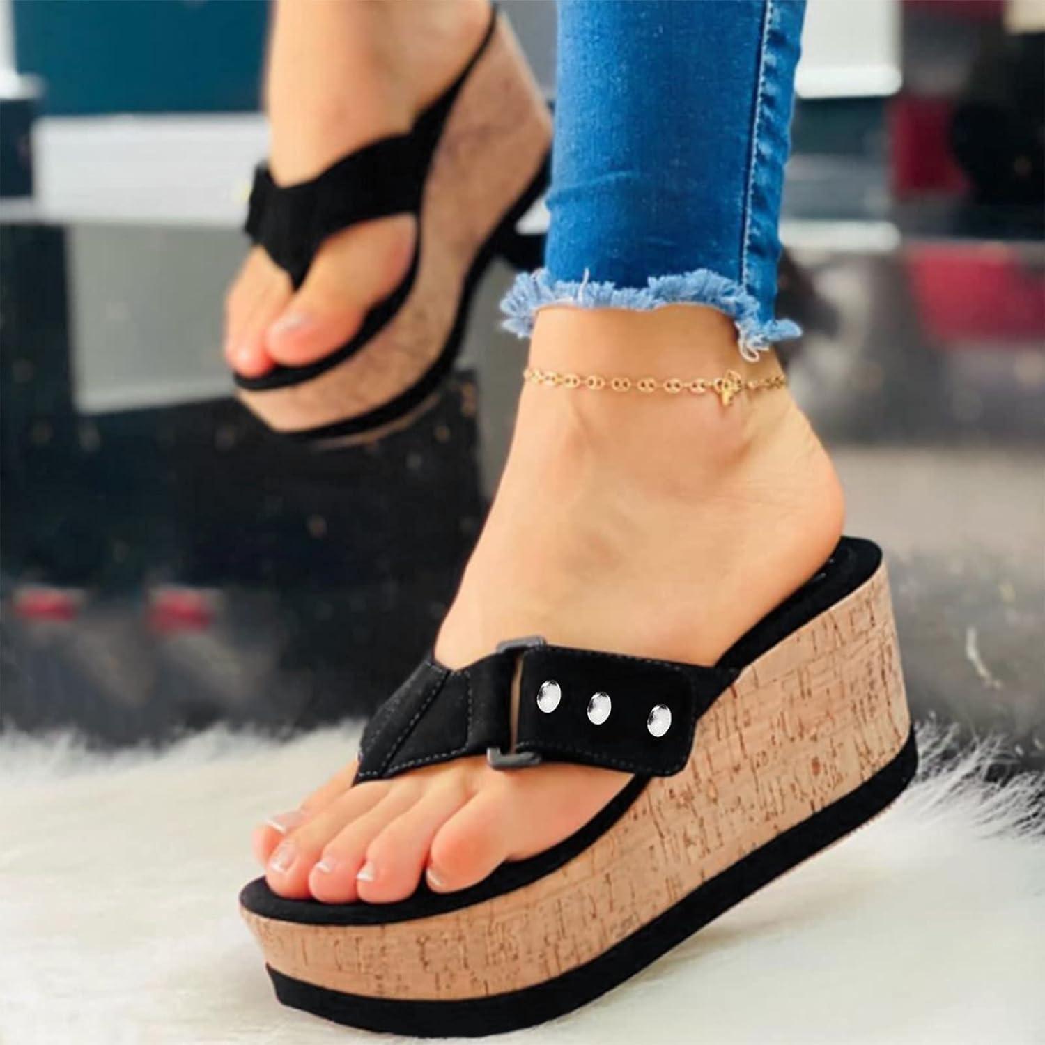 image:imageSandales OrthopDiques Hallux Valgus Chaussure Confortable et Souple de Sport et DExtRieur pour Femme Claquette BohMe Orthopedique DT4le Noir