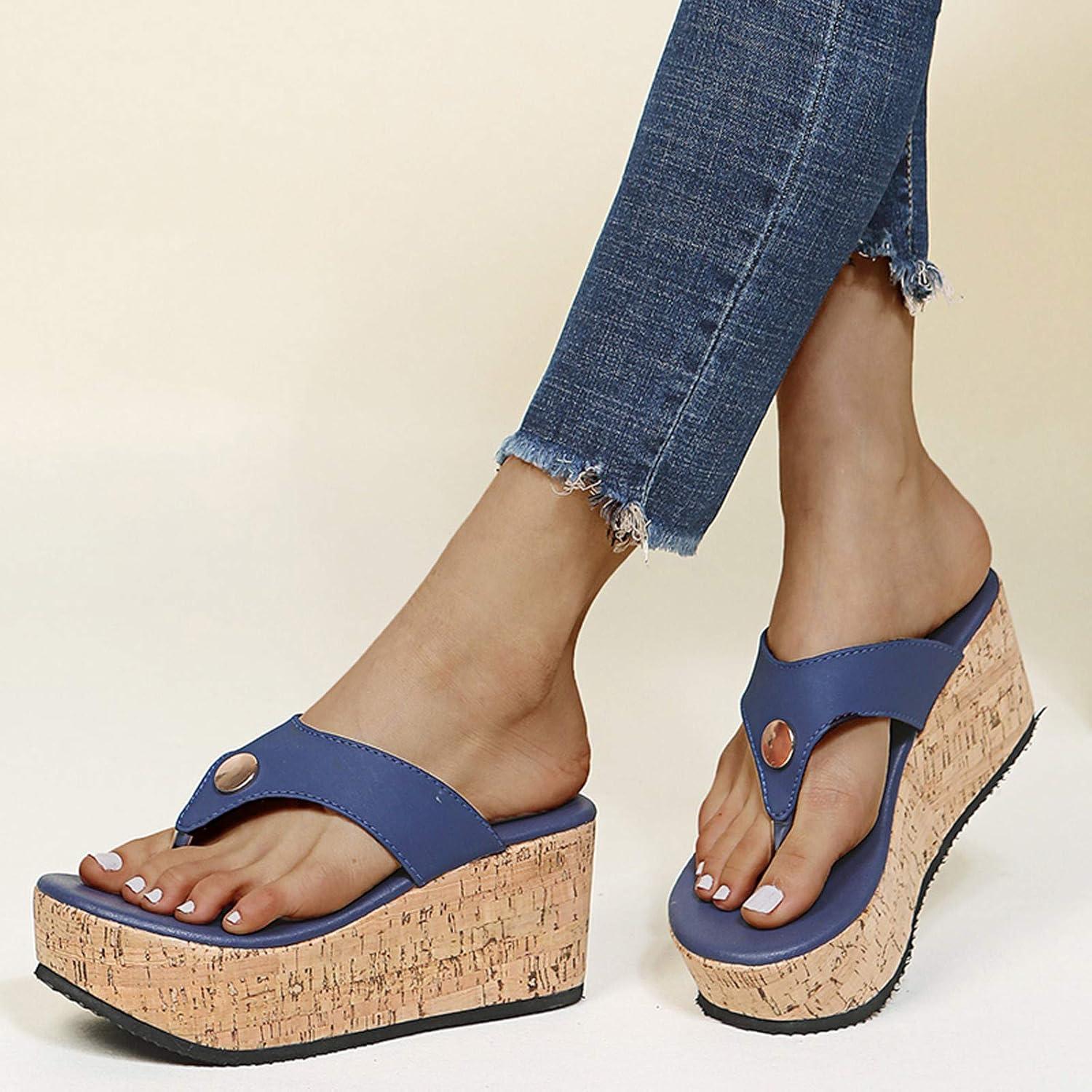image:imageSandales OrthopDiques Hallux Valgus Chaussure Confortable et Souple de Sport et DExtRieur pour Femme Claquette BohMe Orthopedique DT5bleu