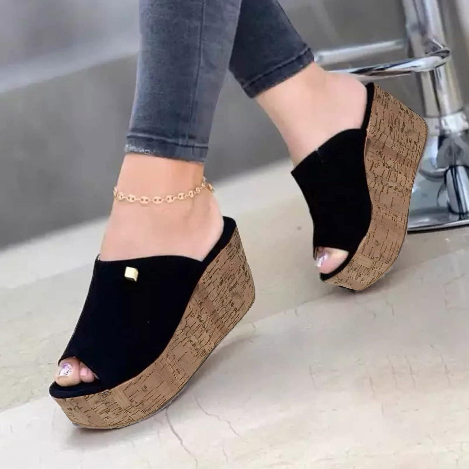 image:imageSandales OrthopDiques Hallux Valgus Chaussure Confortable et Souple de Sport et DExtRieur pour Femme Claquette BohMe Orthopedique DT6le Noir