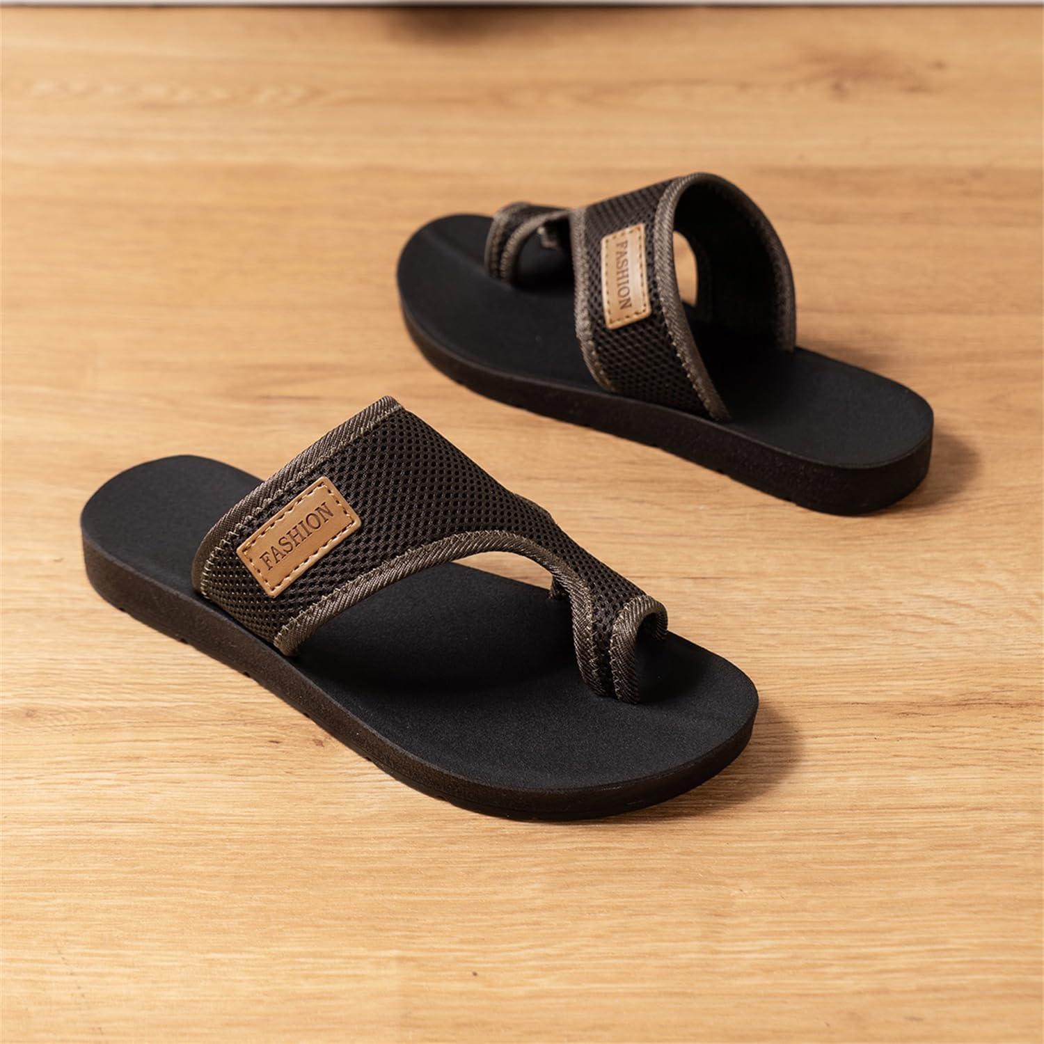 image:imageSandales dt pour femmes chaussures Hallux Valgus gros orteil sandales orthopdiques pantoufles confortables sandales de plage dt sandales en maille mulesA Marron