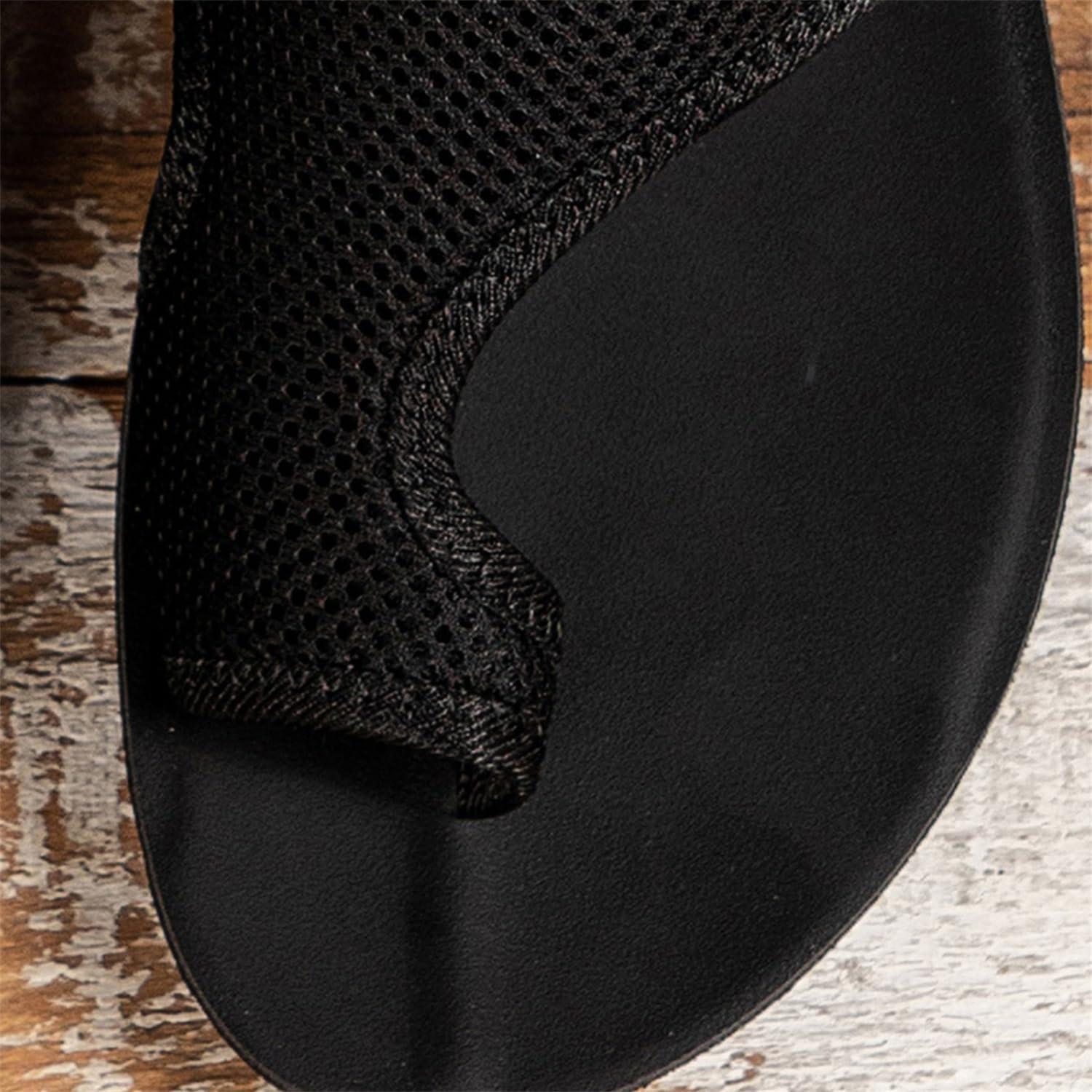 image:imageSandales dt pour femmes chaussures Hallux Valgus gros orteil sandales orthopdiques pantoufles confortables sandales de plage dt sandales en maille mulesA Noir