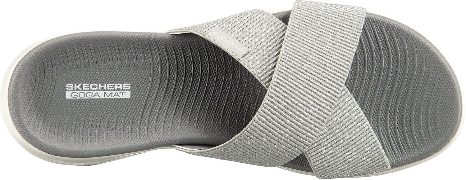 image:imageSkechers Onthego 600 Glistening Sandale femmeArgent