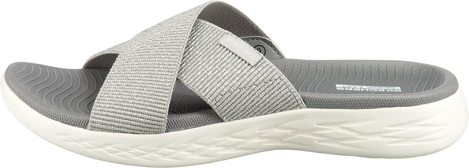 image:imageSkechers Onthego 600 Glistening Sandale femmeArgent