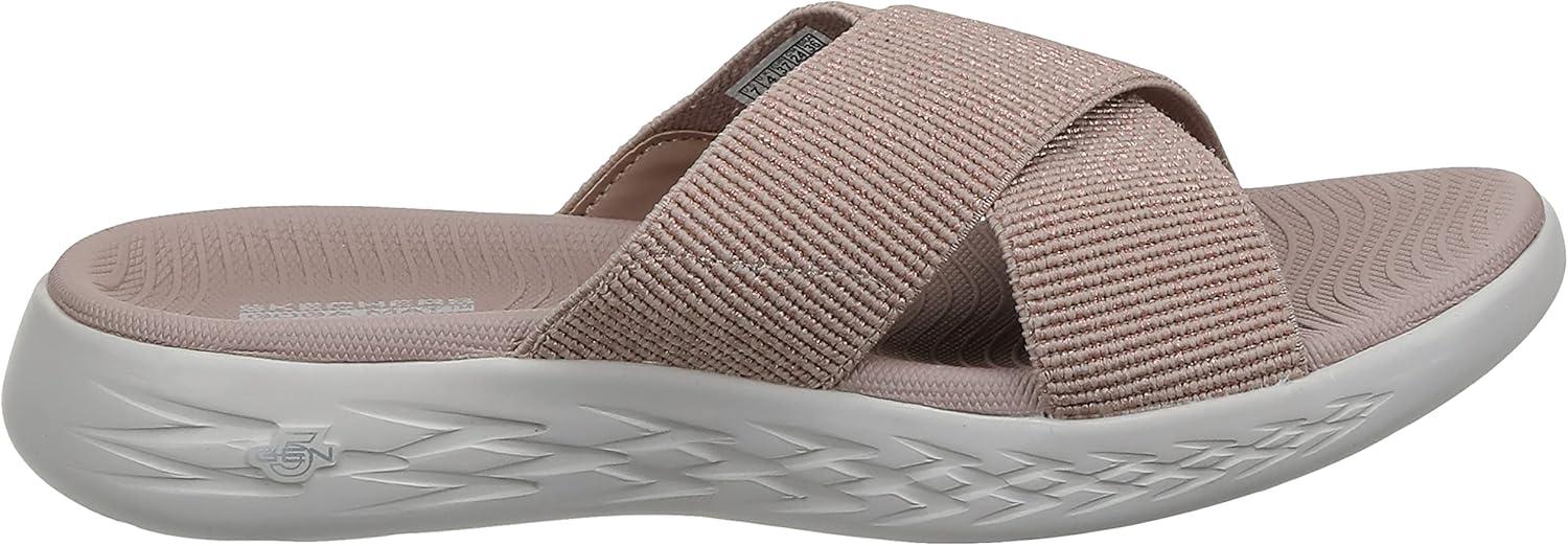 image:imageSkechers Onthego 600 Glistening Sandale femmeOr Rose5
