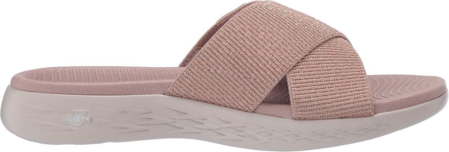 image:imageSkechers Onthego 600 Glistening Sandale femmeOr Rose5
