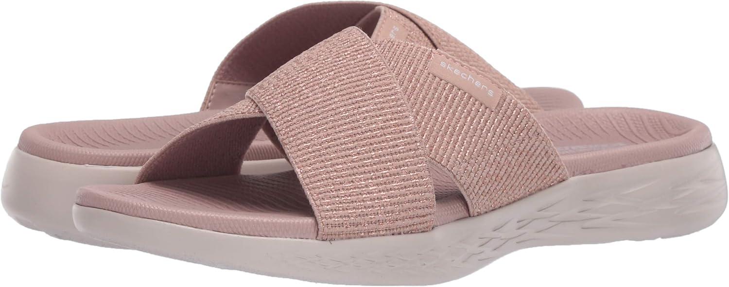 image:imageSkechers Onthego 600 Glistening Sandale femmeOr Rose5