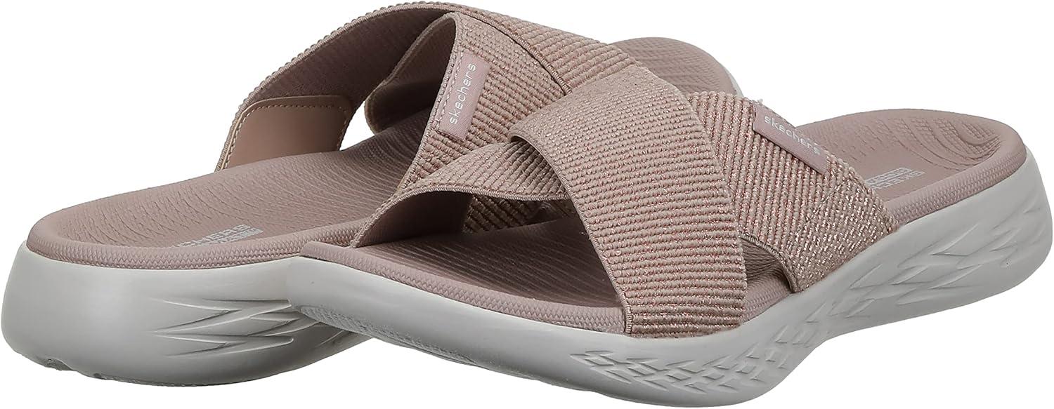 image:imageSkechers Onthego 600 Glistening Sandale femmeOr Rose5