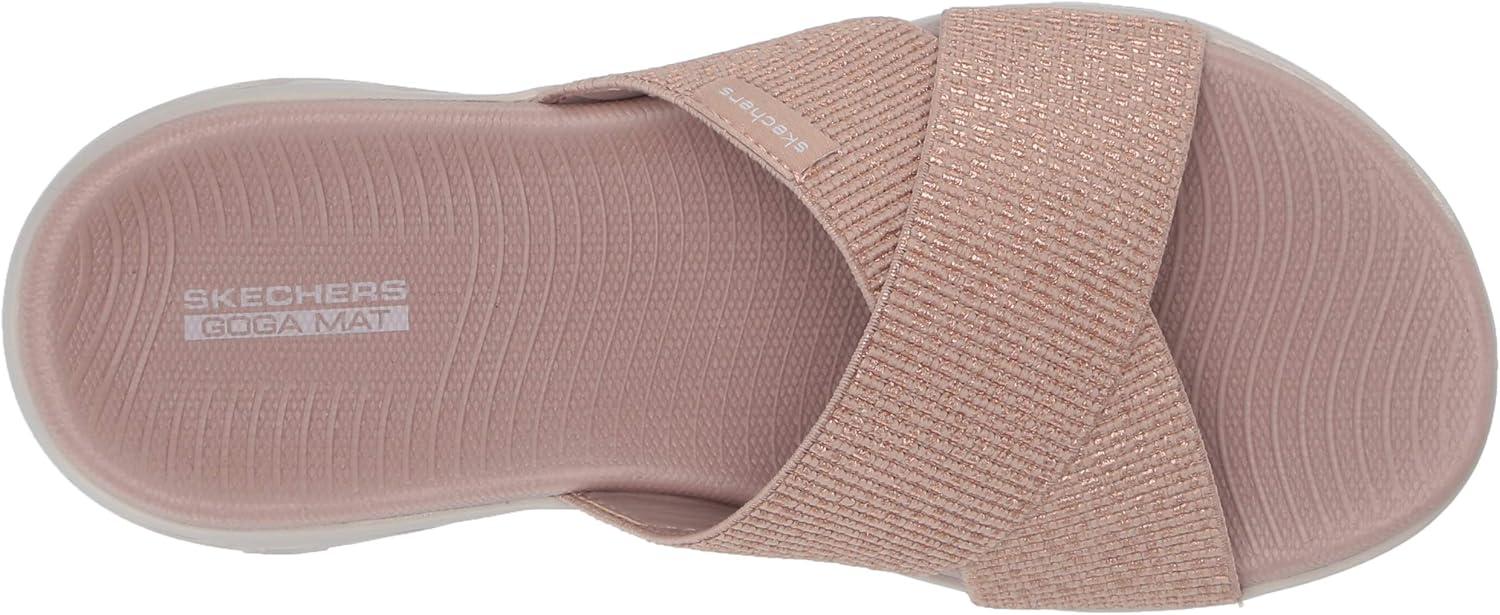 image:imageSkechers Onthego 600 Glistening Sandale femmeOr Rose5