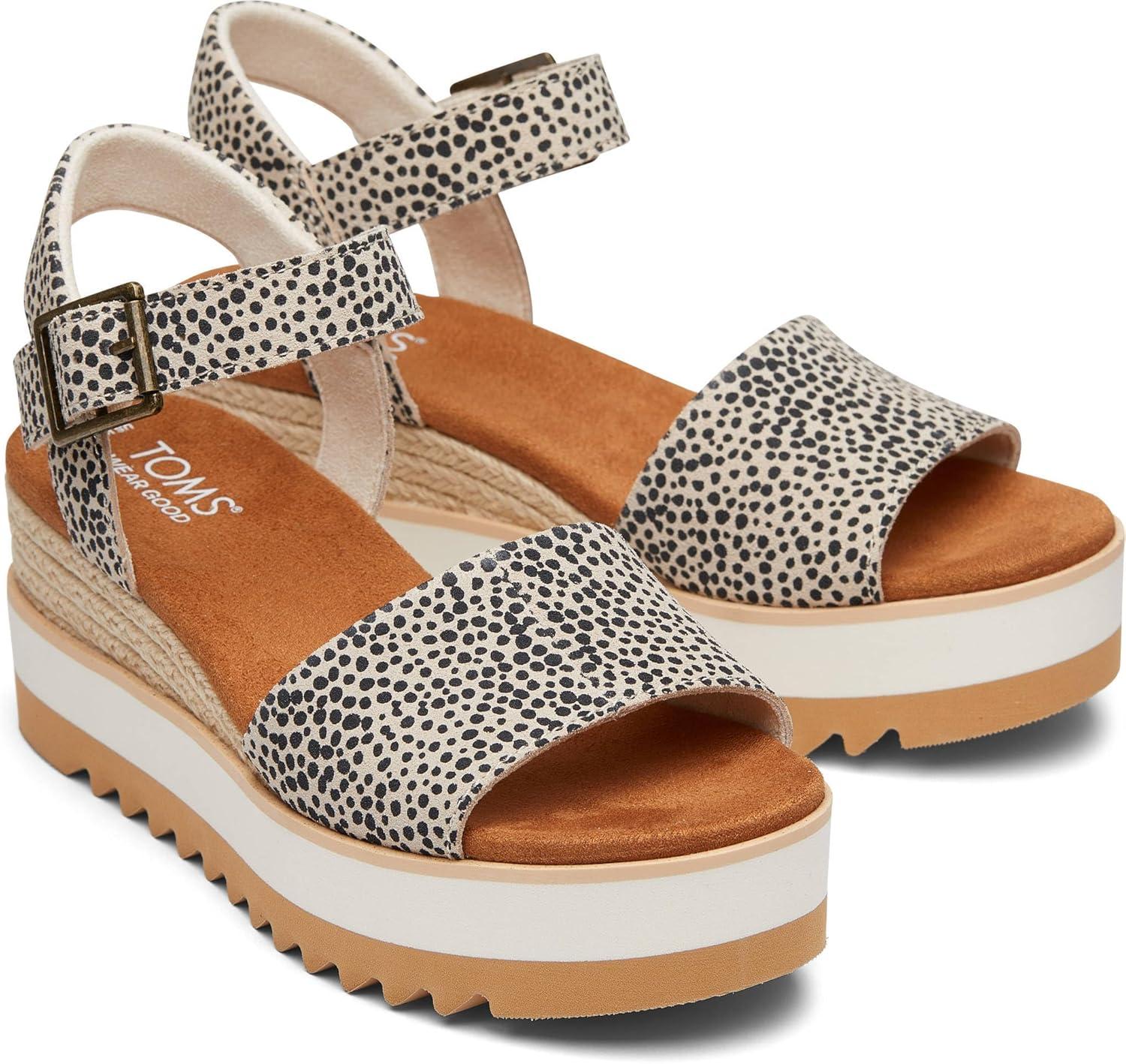 image:imageTOMS Sandales Diana pour femme large largeur Daim bleu ciel dlavMini Cheeath