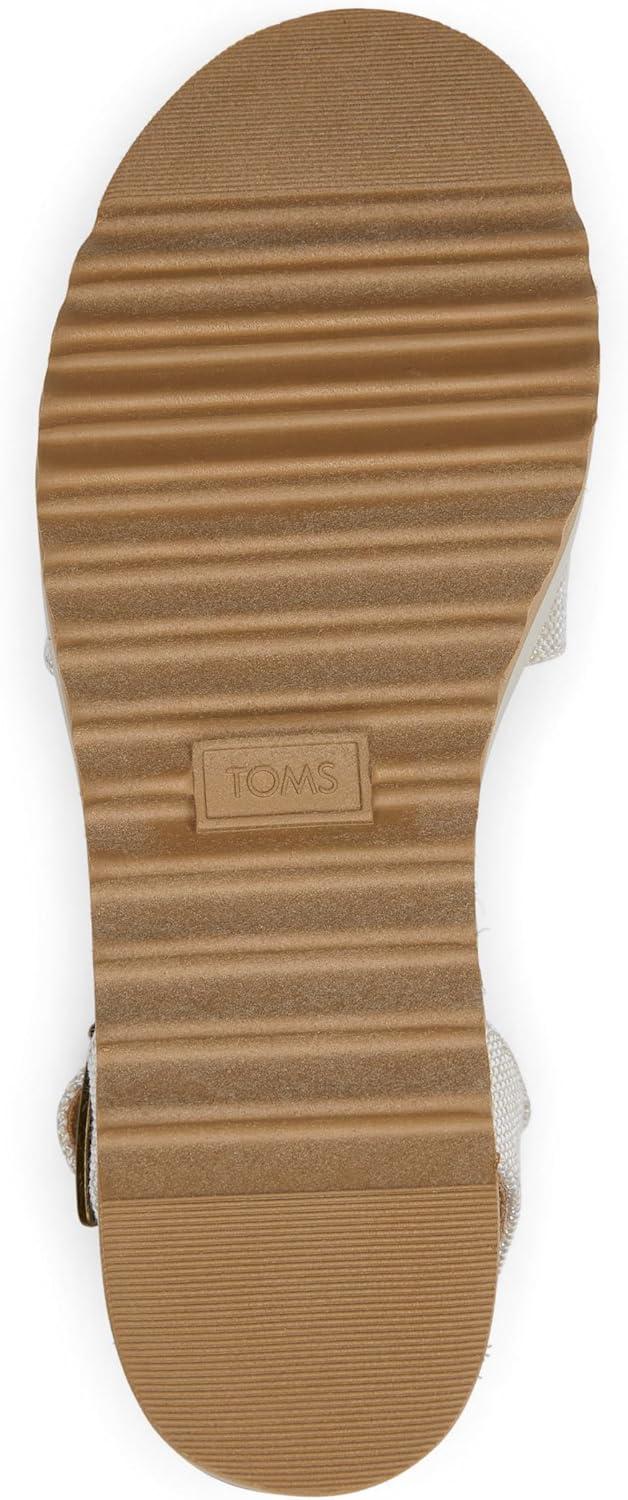 image:imageTOMS Sandales Diana pour femme large largeur Daim bleu ciel dlavNaturel