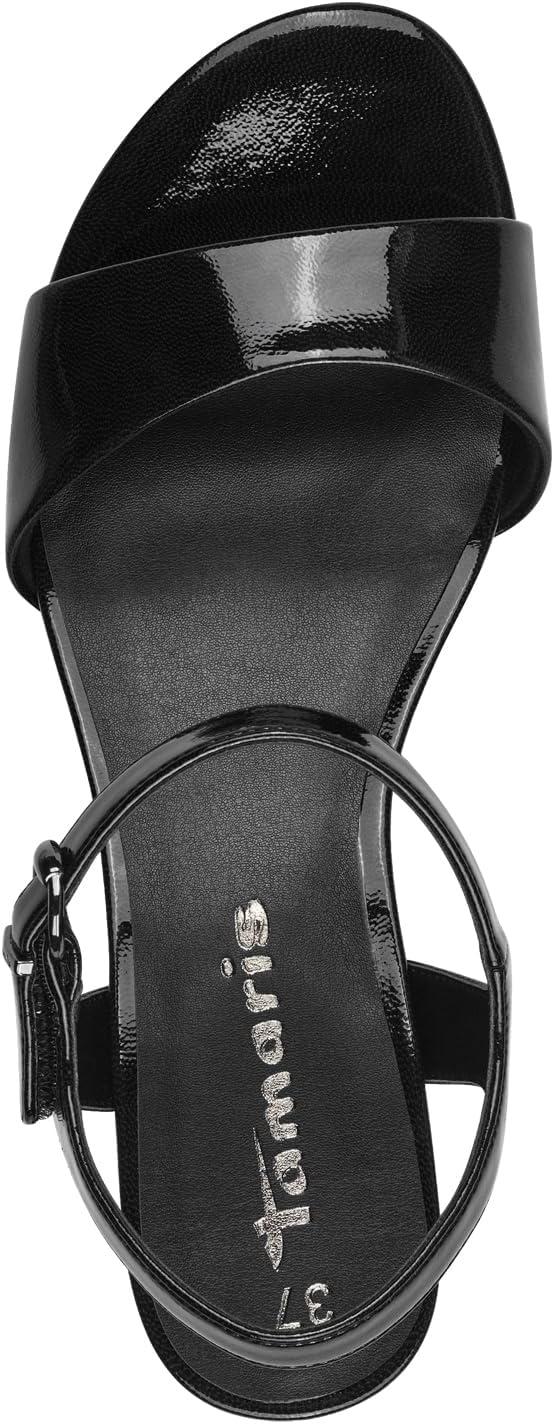 image:imageTamaris Sandale Talon 12824942 ajuste Taille EUBlack Patent