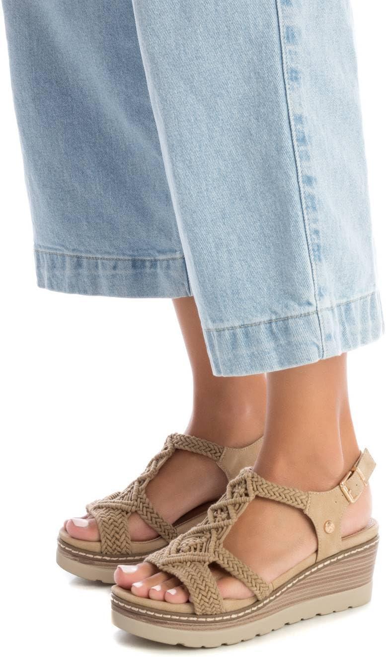 image:imageXTI Sandales 142838 OffWhite Hauteur 6cm WedgeBeige