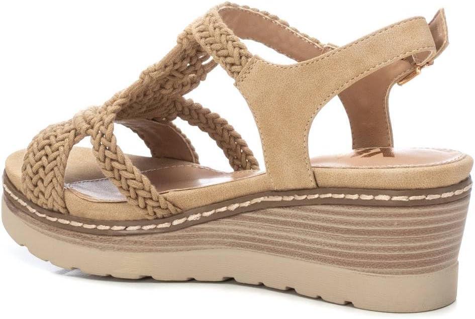image:imageXTI Sandales 142838 OffWhite Hauteur 6cm WedgeBeige