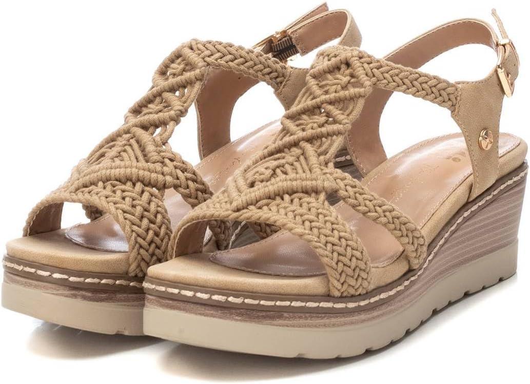 image:imageXTI Sandales 142838 OffWhite Hauteur 6cm WedgeBeige