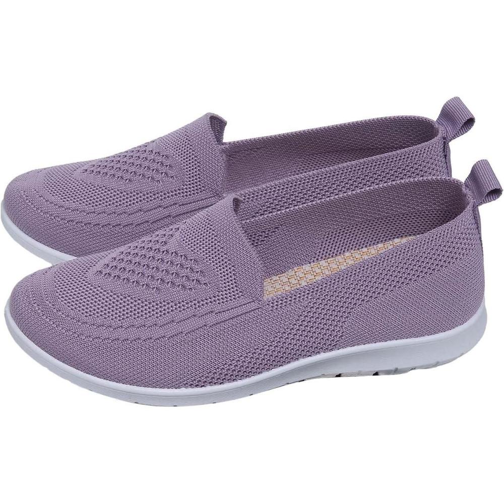 image:imageChaussures dt Plates et antidrapantes en ajoure pour Femmes Respirantes et Souples Confortables dcontractes Baskets Noires pour Femmes EnfilerRose