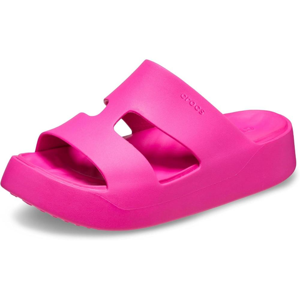 image:imageCrocs Femme Getaway Platform HStrap SandalePink Crush