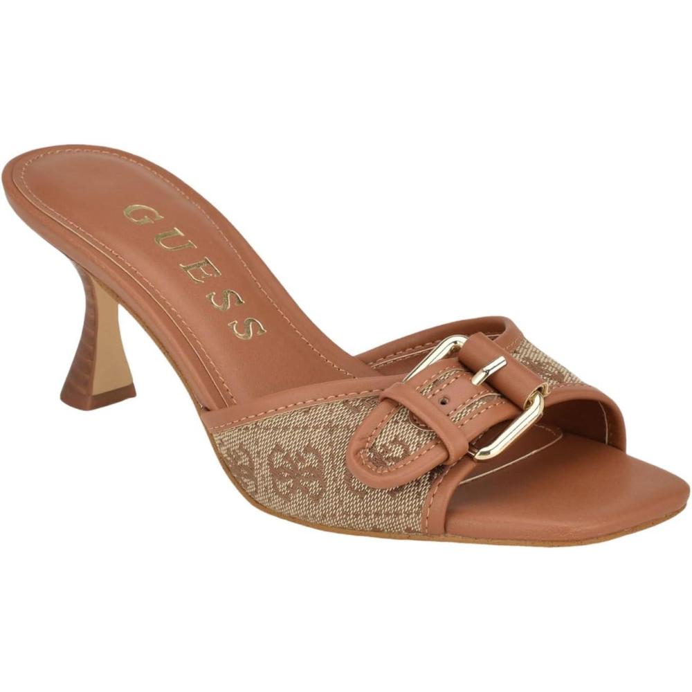 image:imageGUESS Gwdista2 Sandale talonFemmeBeige Brown