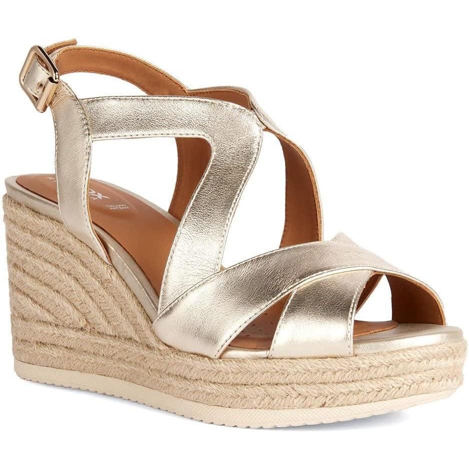 image:imageGeox D Panarea Espadrilles Wedge SandalFemmeDor