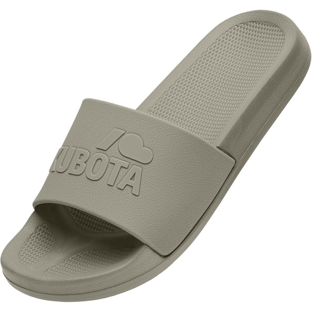 image:imageKubota Claquette Homme Femme Sandales enfiler Chaussures Pour Piscine et Plage Sandales tBeige Plain