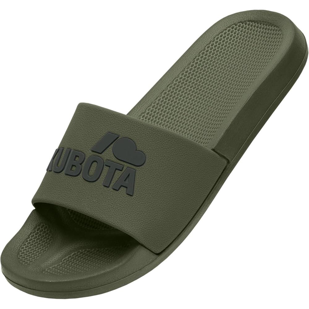 image:imageKubota Claquette Homme Femme Sandales enfiler Chaussures Pour Piscine et Plage Sandales tNouve Khaki
