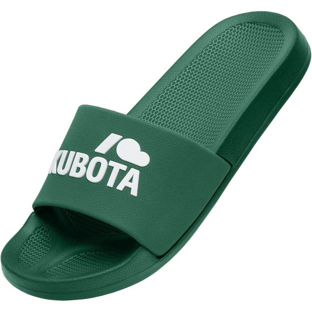 image:imageKubota Claquette Homme Femme Sandales enfiler Chaussures Pour Piscine et Plage Sandales tNouve Vert Fonc