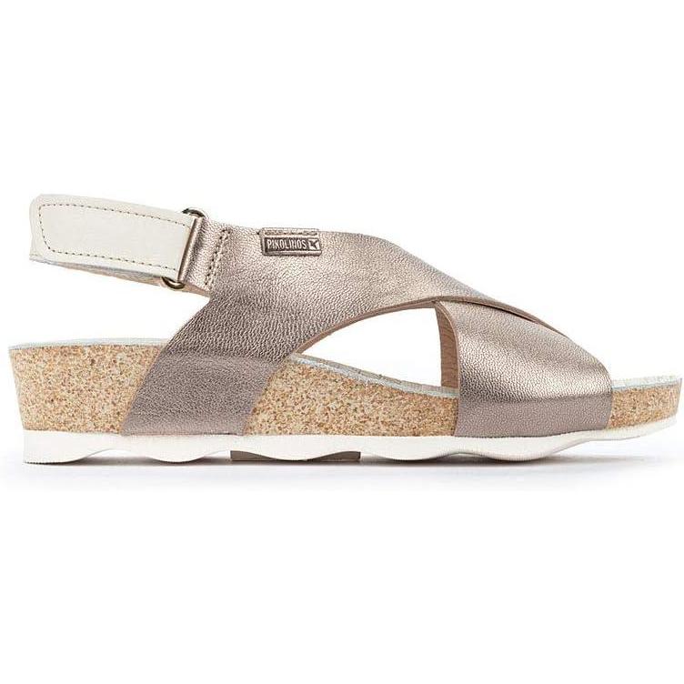 image:imagePikolinos Sandales Semelles compenses en Cuir Mahon pour FemmeStone
