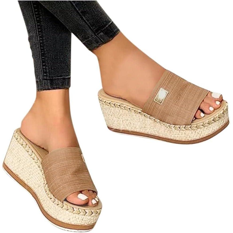 image:imageSandales OrthopDiques Hallux Valgus Chaussure Confortable et Souple de Sport et DExtRieur pour Femme Claquette BohMe Orthopedique DT11 Caf